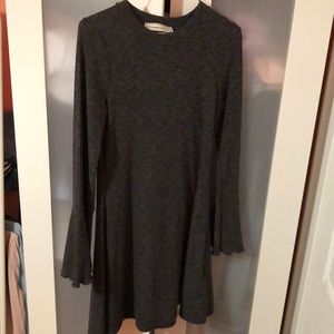 Abercrombie marled grey/black dress